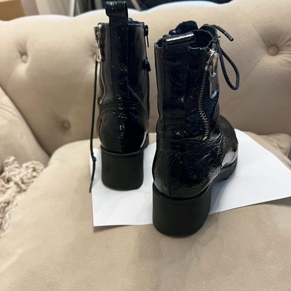 Benvenutti patent leather combat boots - Picture 4 of 7